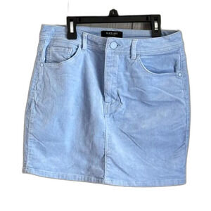 Black Label Women's Blue Corduroy Skirt Size Large